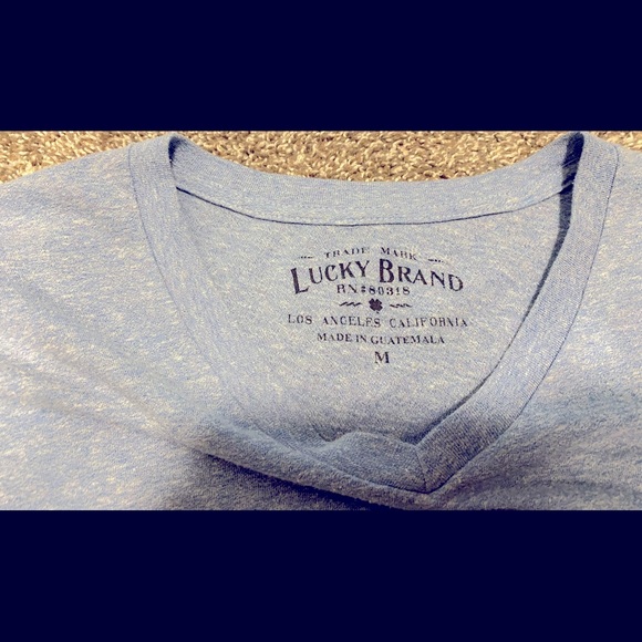 Mens Lucky Brand T-shirt - Picture 3 of 4